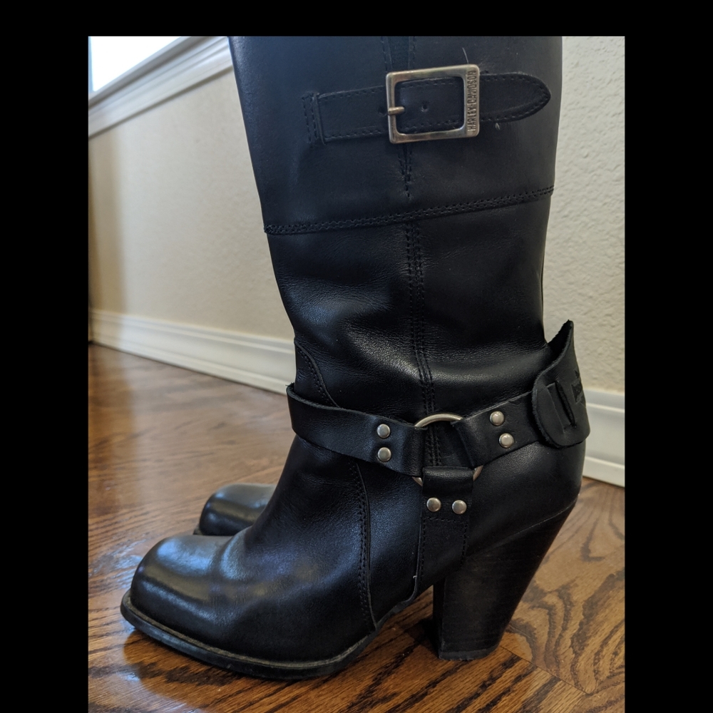 Harley Davidson Boots with heel - Size 7